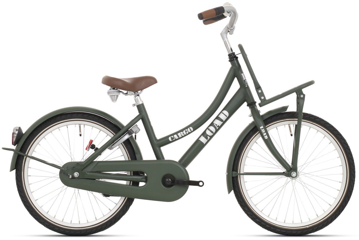 Bikefun Load 20" meisjesfiets met remnaaf - kaki