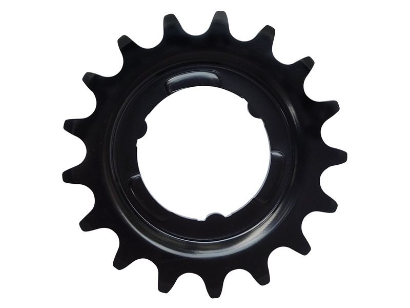 KETTINGWIEL FIETS KMC 19T DOORGEZET 3/32" SH ZW - Afbeelding 2