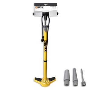 Fietspomp Lynx Met Manometer Geel
