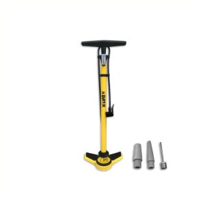Fietspomp Lynx Met Manometer Geel