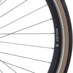 Cortina btb Canberra 28 x 1.75 zwart/khaki refl